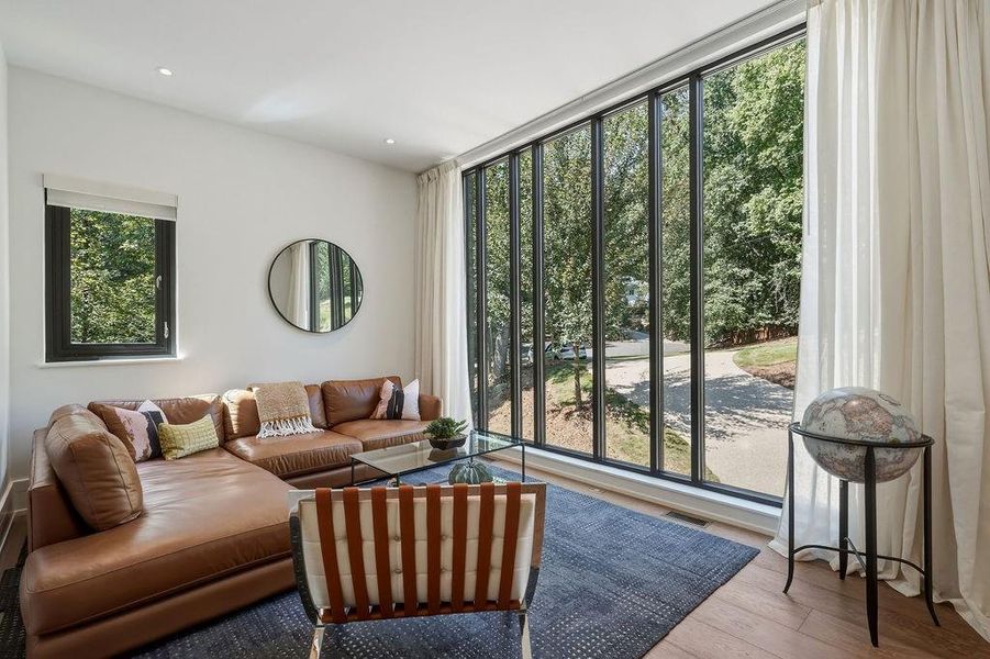 Furnished interior view inside a new home in , Atlanta (Image 56).