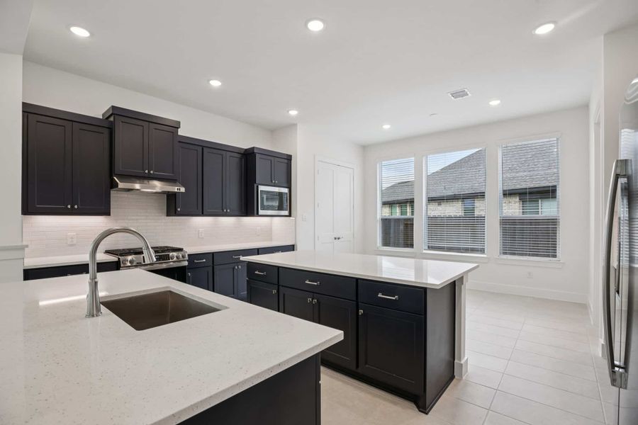 Furnished interior view inside a new home in The Trails, New Caney (Image 13).