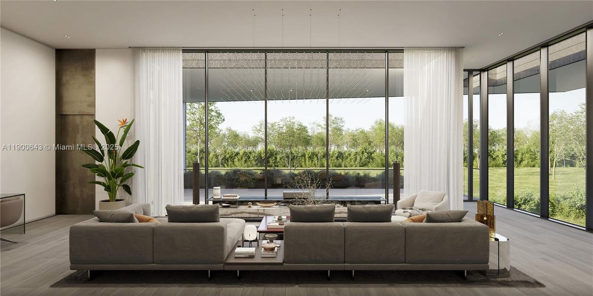 Furnished interior view inside a new home in , Davie (Image 10).