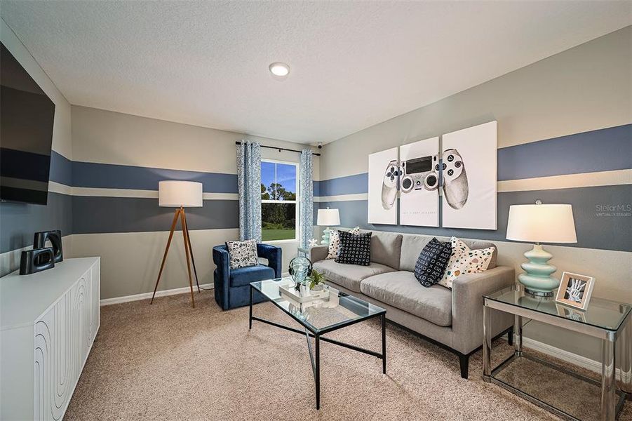Furnished interior view inside a new home in Crosswinds, Haines City (Image 4).