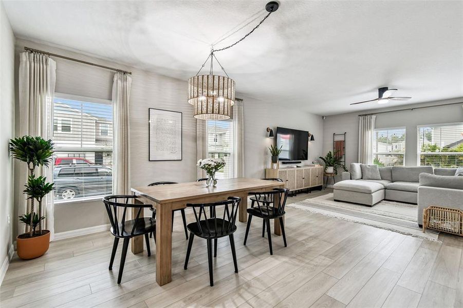 Furnished interior view inside a new home in Pasadena Point, Wesley Chapel (Image 4).