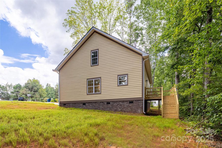 Front exterior of a new home in , China Grove, NC, highlighting curb appeal (Image 18).