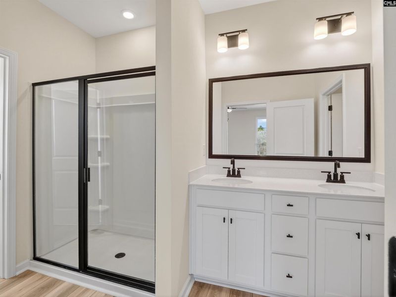 Furnished interior view inside a new home in Old Charleston Acres, Pelion (Image 12).