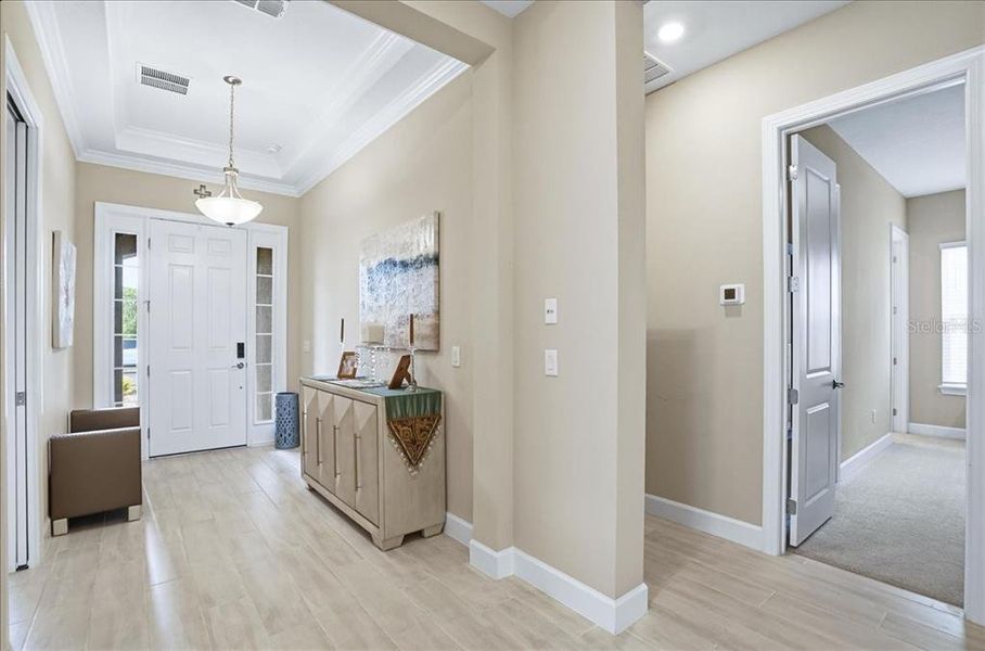 Furnished interior view inside a new home in Esplanade at Artisan Lakes, Palmetto (Image 35).