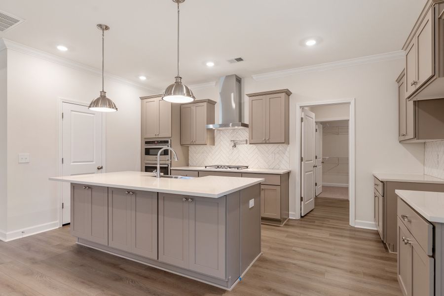 Furnished interior view inside a new home in Landing at Pine Lake, Anderson (Image 7).