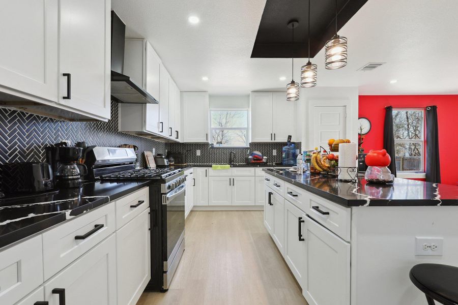 Furnished interior view inside a new home in , Dale (Image 6).