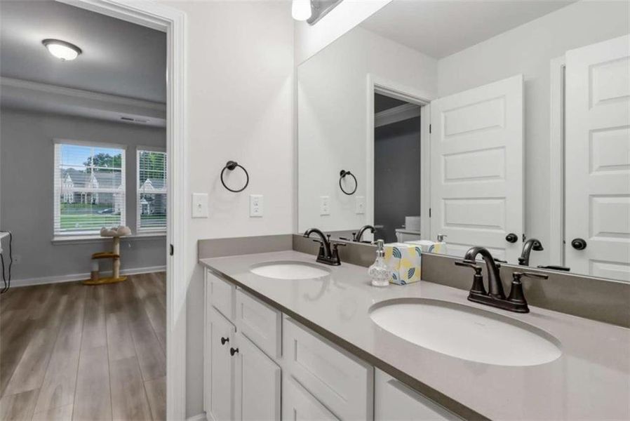 Furnished interior view inside a new home in Trinity Park, McDonough (Image 11).