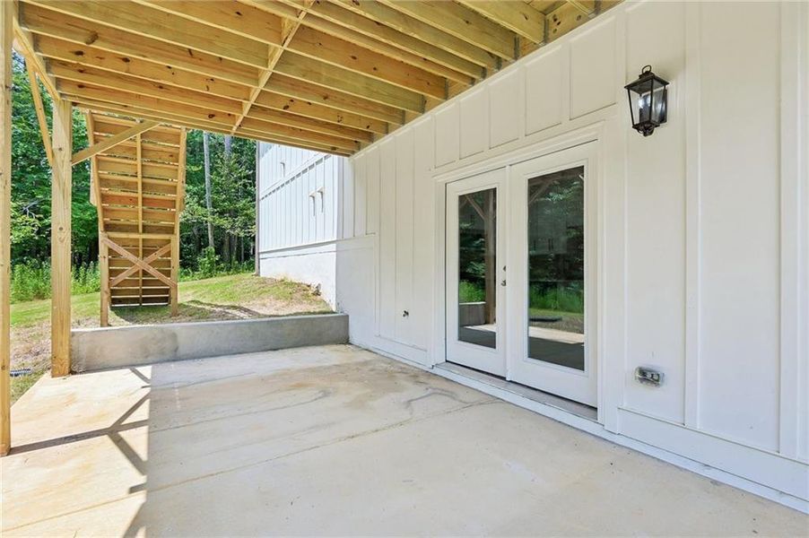 Exterior details and patio area of a home in , Rockmart (Image 32).