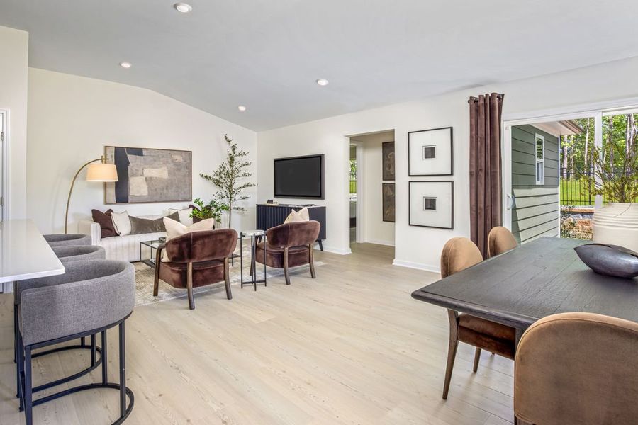 Representative furnished interior of a home built from the 1638 Modeled by KB Home in Jade Creek, Chapel Hill (Image 5). Representative furnished interior of a home built from the 1638 Modeled by KB Home in Jade Creek, Chapel Hill (Image 5).