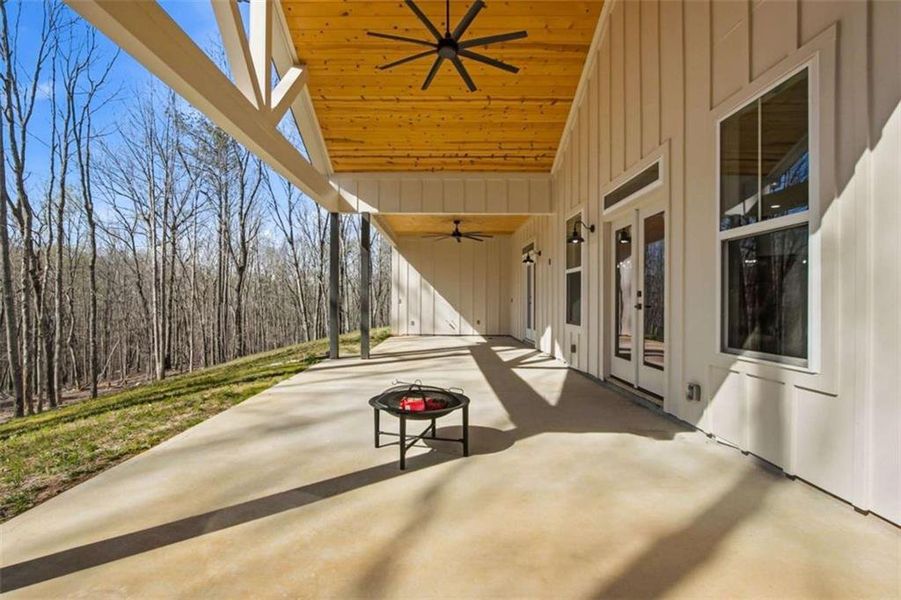 Exterior details and patio area of a home in , Winston (Image 34).