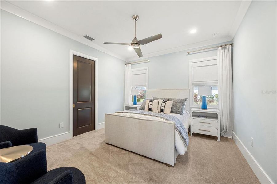 Furnished interior view inside a new home in , Sarasota (Image 48). Furnished interior view inside a new home in , Sarasota (Image 48).