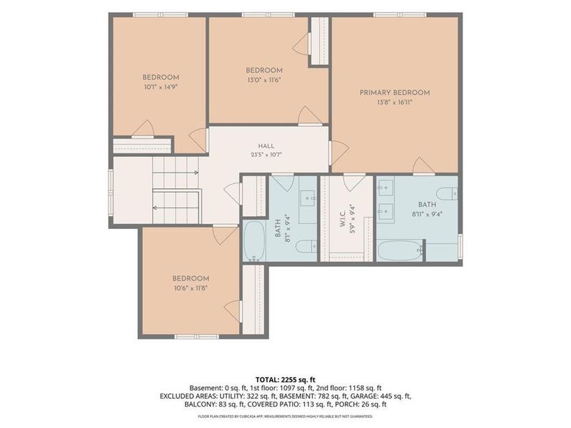 2D floor plan layout of this home in , Ellenwood, GA (Image 7). 2D floor plan layout of this home in , Ellenwood, GA (Image 7).