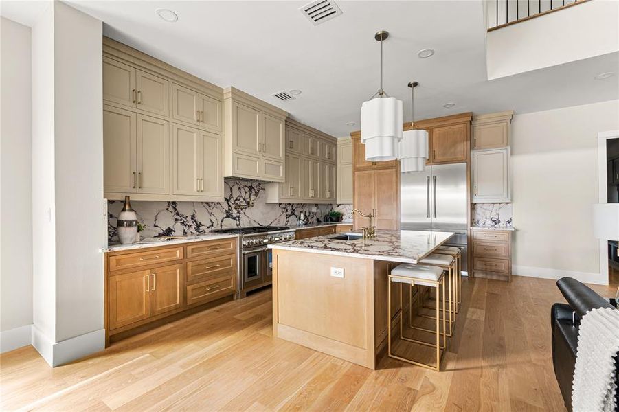 Furnished interior view inside a new home in , Dallas (Image 18).