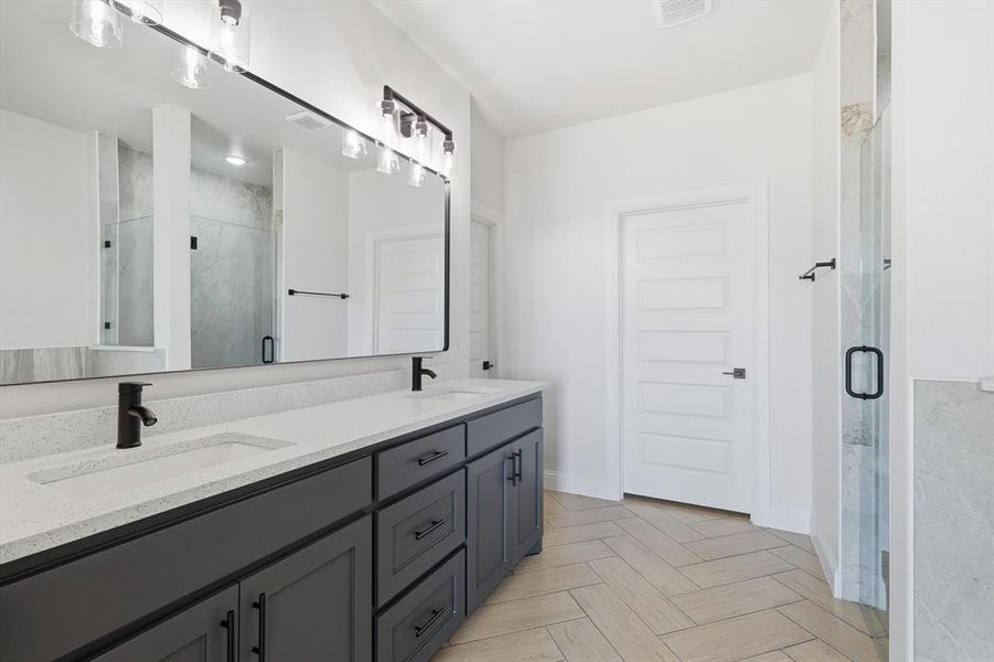 Furnished interior view inside a new home in , Sanger (Image 6).