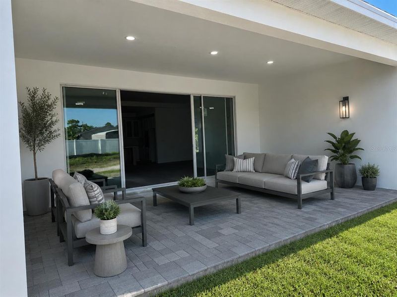 Exterior details and patio area of a home in , Orlando (Image 13). Exterior details and patio area of a home in , Orlando (Image 13).