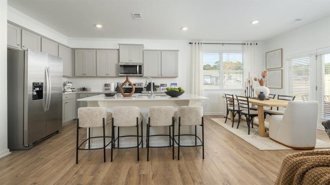 Furnished interior view inside a new home in Barrett Cove, Marietta (Image 19).