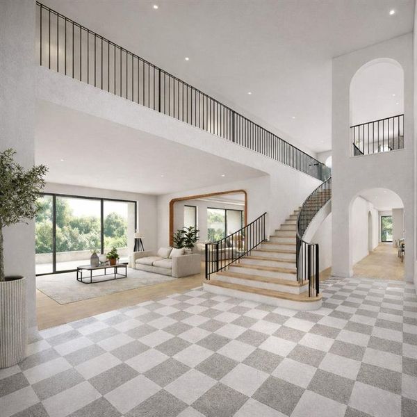 Furnished interior view inside a new home in , Buford (Image 3).