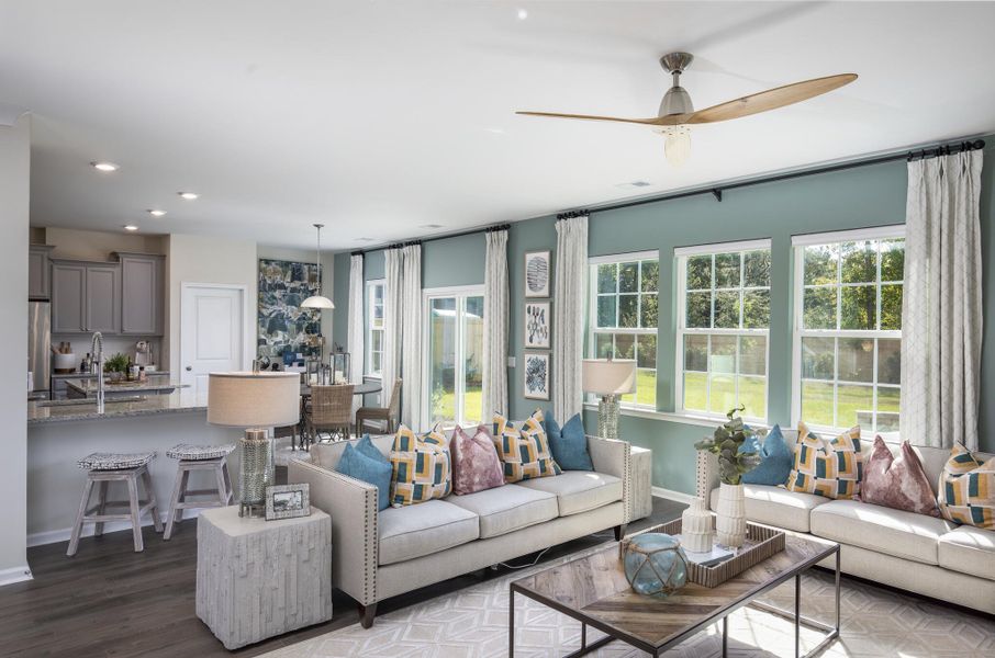 Furnished interior view inside a new home in Cypress Preserve, Moncks Corner (Image 7).