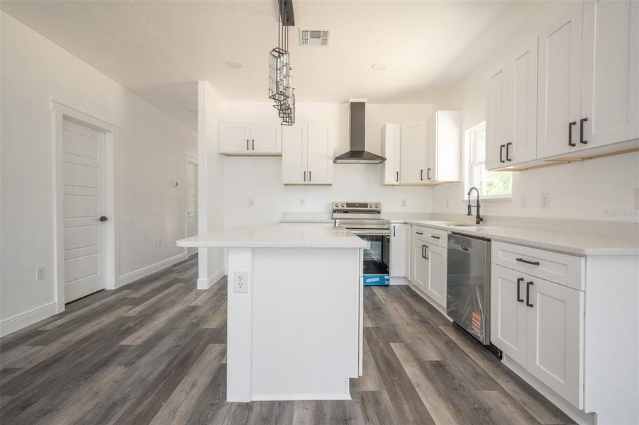 Furnished interior view inside a new home in , Williston (Image 5).