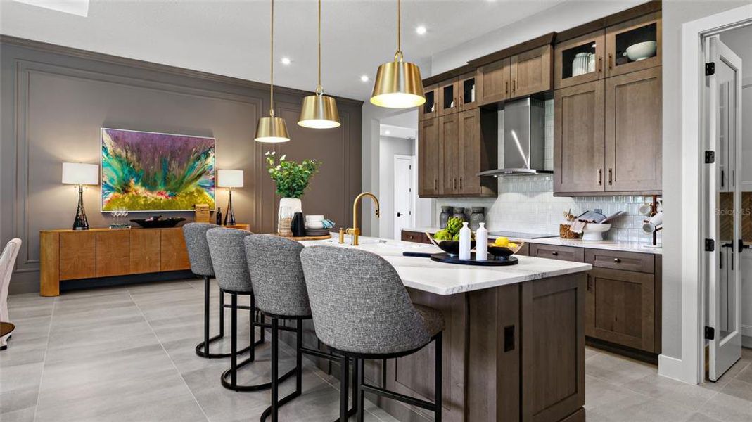 Furnished interior view inside a new home in The Reserve at Victoria, Deland (Image 11).