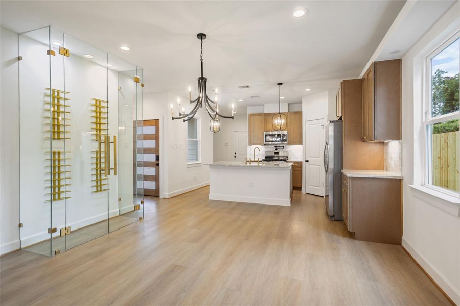 Furnished interior view inside a new home in , Houston (Image 13).