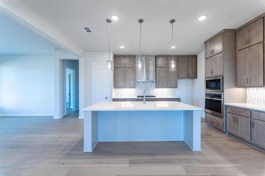 Furnished interior view inside a new home in Heath Golf & Yacht Club, Heath (Image 7).