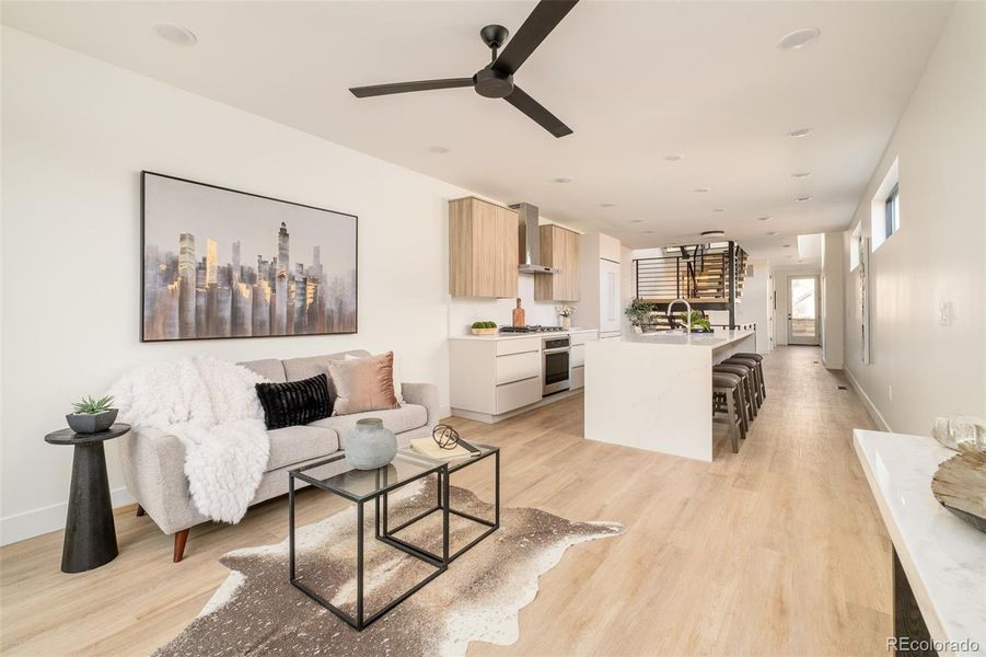 Furnished interior view inside a new home in , Denver (Image 5).