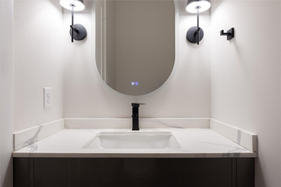 Close-up of interior finishes inside a home in , Houston (Image 13).