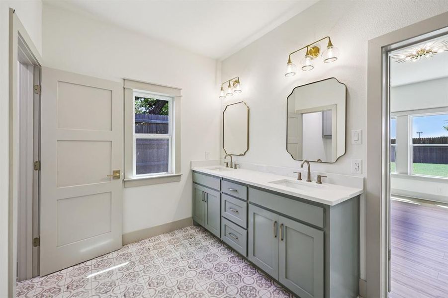 Furnished interior view inside a new home in , North Richland Hills (Image 15).