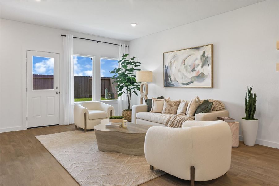 Furnished interior view inside a new home in Holly Ridge, Rosenberg (Image 19).