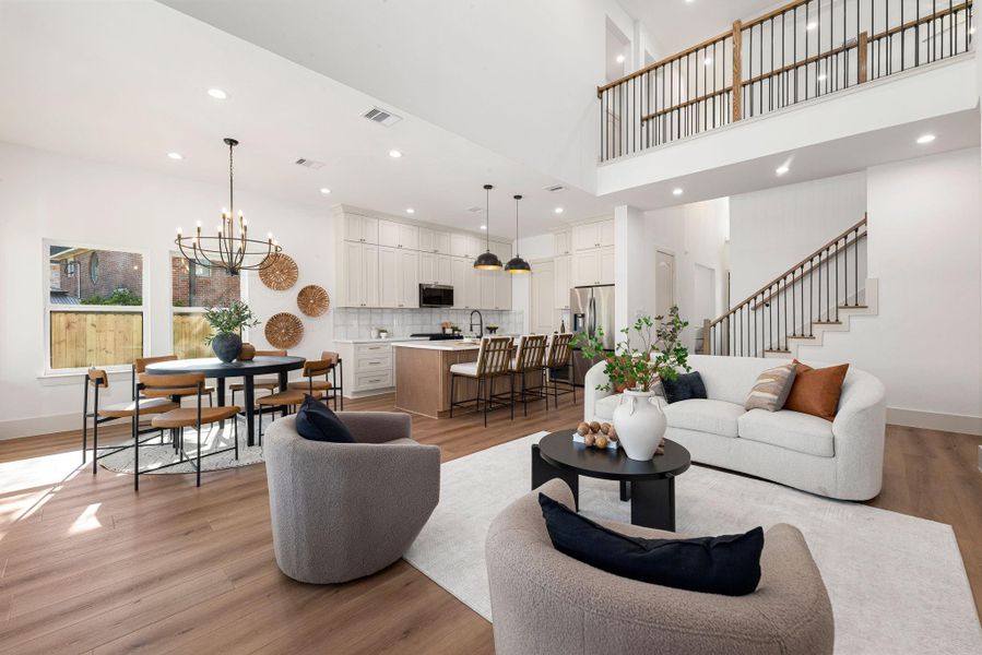 Furnished interior view inside a new home in , Tomball (Image 13).