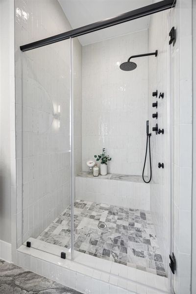 Close-up of interior finishes inside a home in , Houston (Image 21).