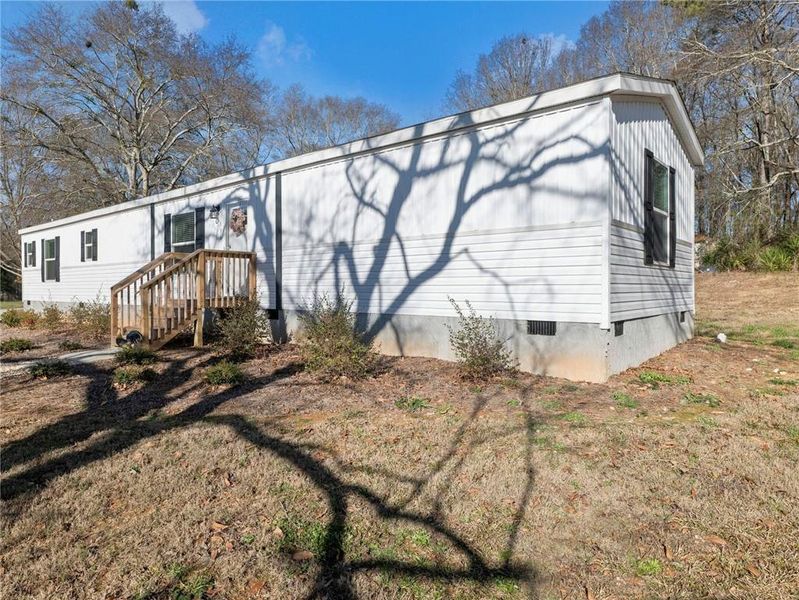 Exterior details and patio area of a home in , Danielsville (Image 21).