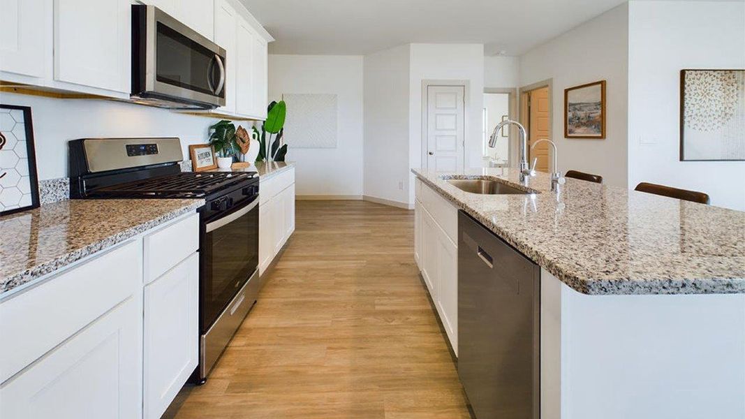 Representative furnished interior of a home built from the The Gaven by D.R. Horton in Overlook West, Wolfforth (Image 10). Representative furnished interior of a home built from the The Gaven by D.R. Horton in Overlook West, Wolfforth (Image 10).