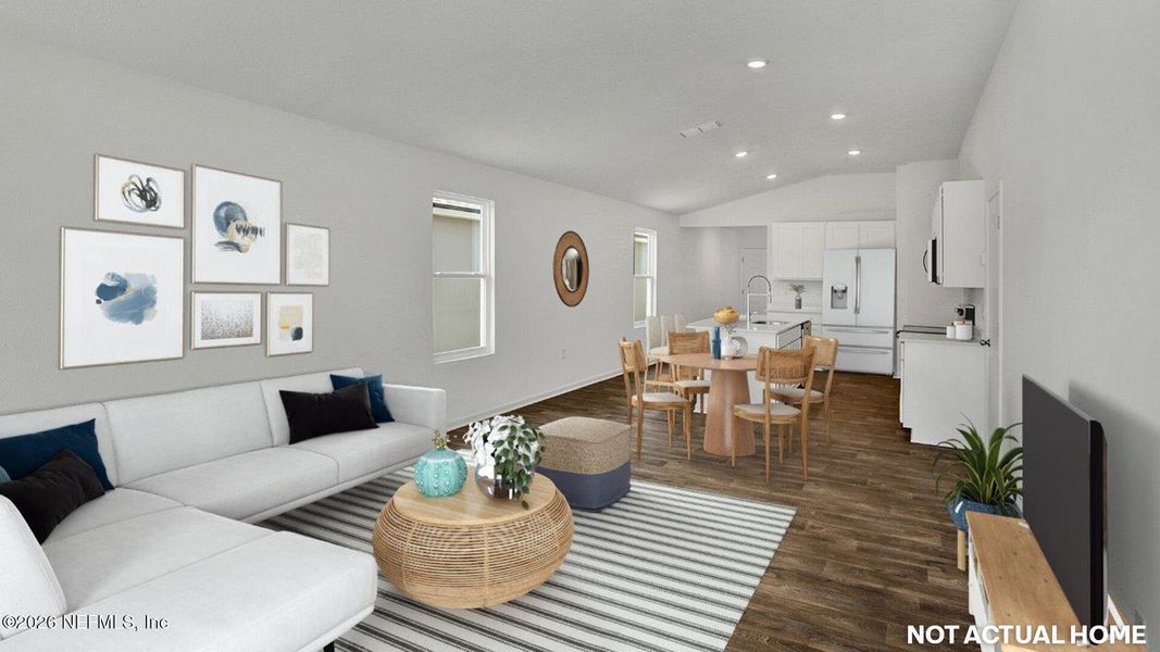 Furnished interior view inside a new home in Grand Reserve, Bunnell (Image 6).