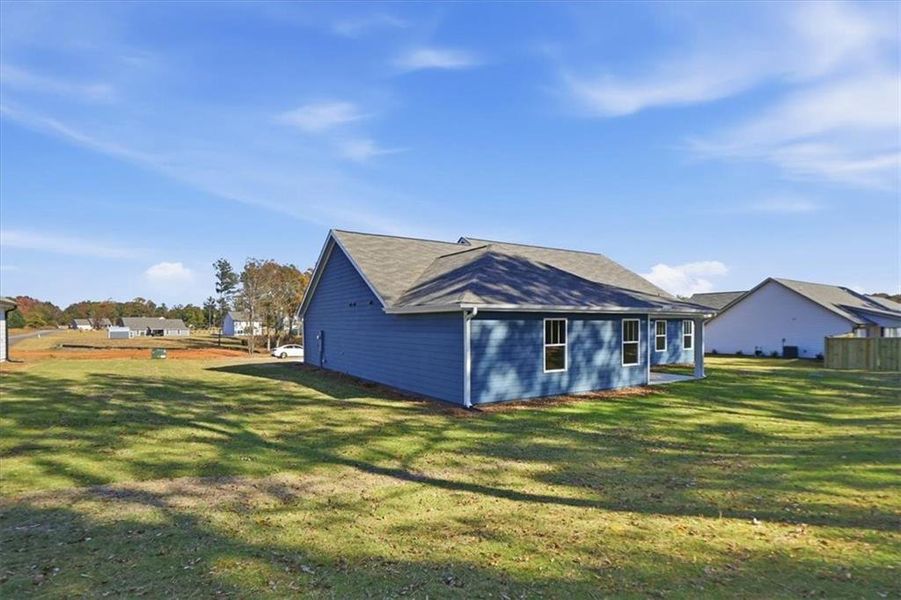 Exterior details and patio area of a home in , Hartwell (Image 23).