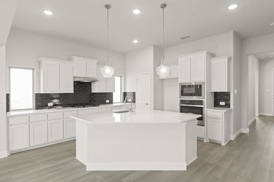 Furnished interior view inside a new home in Meadow Run, Melissa (Image 4).