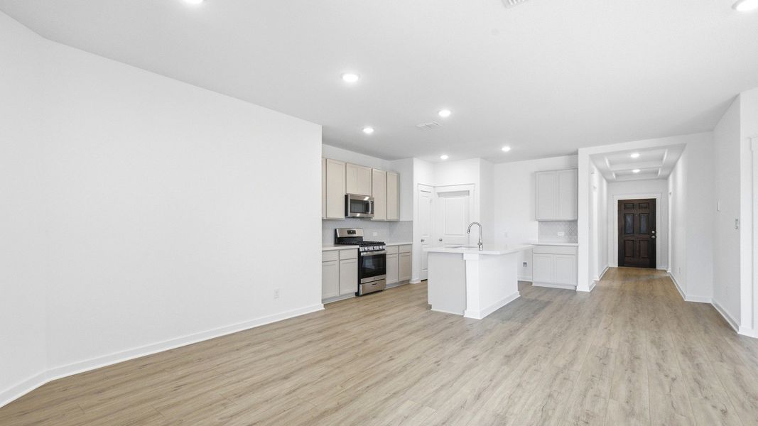 Furnished interior view inside a new home in Infinity Square, Kyle (Image 17).