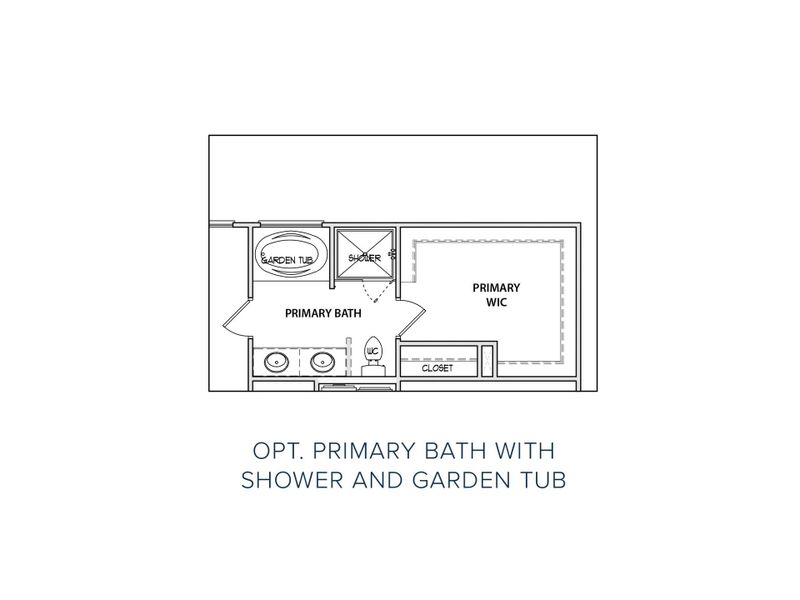 2D floor plan layout for the The Windhurst by My Home Communities in Westlyn, Winder, GA (Image 8).