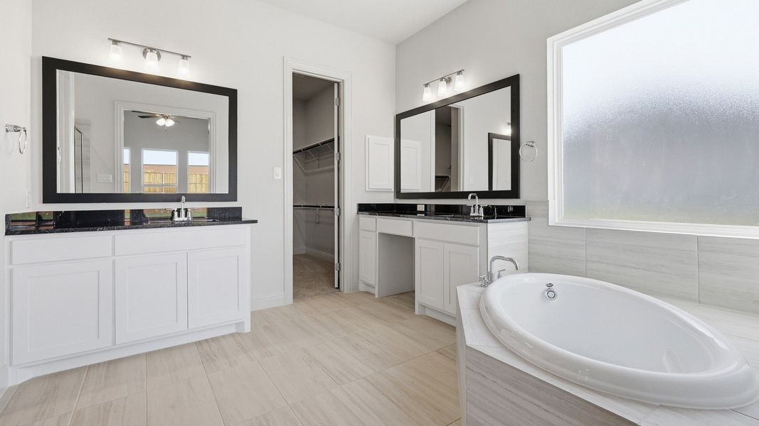 Representative furnished interior of a home built from the Tulane by DRB Homes in Green Meadows Classic, Celina (Image 30).