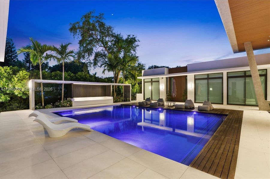 Exterior details and patio area of a home in , Miami Shores (Image 3). Exterior details and patio area of a home in , Miami Shores (Image 3).