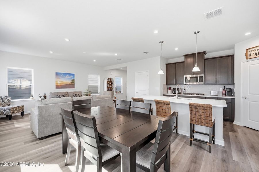 Furnished interior view inside a new home in , St. Augustine (Image 12).