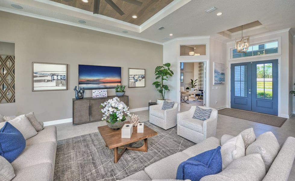 Furnished interior view inside a new home in Tidewater, Jacksonville (Image 7).