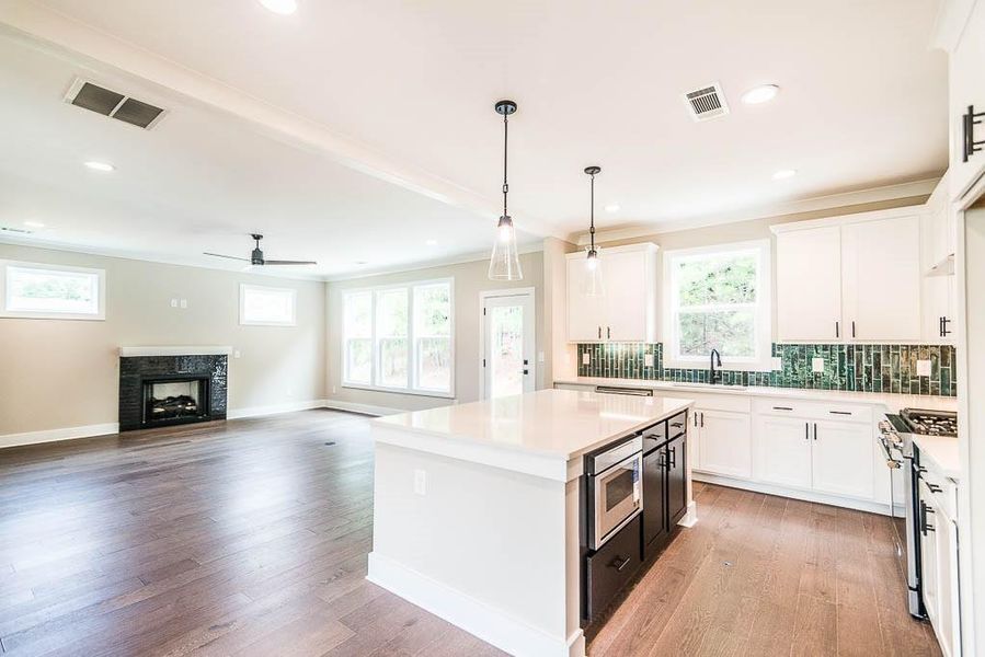 Furnished interior view inside a new home in , Decatur (Image 3).