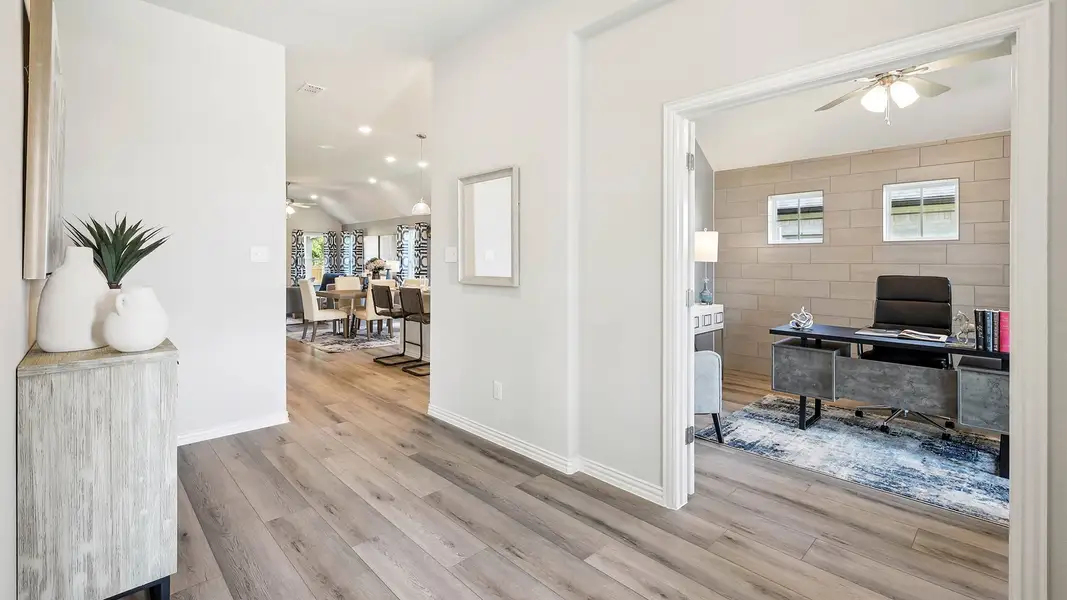 Furnished interior view inside a new home in Pebblebrook, Sherman (Image 3).