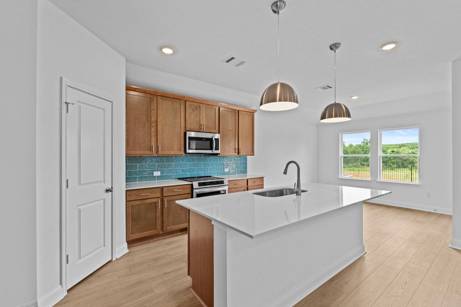 Furnished interior view inside a new home in Riverview, Georgetown (Image 8). Furnished interior view inside a new home in Riverview, Georgetown (Image 8).