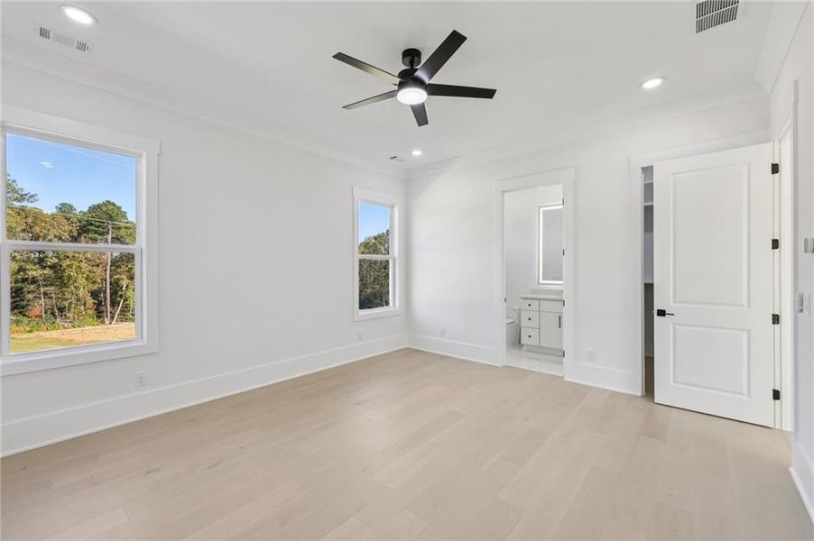 Spacious, unfurnished interior of a new home in , Buford (Image 39).