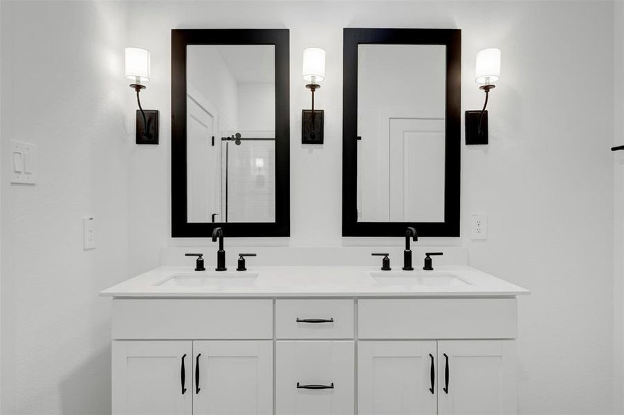 Furnished interior view inside a new home in Aspire at Reunion, Newark (Image 16).