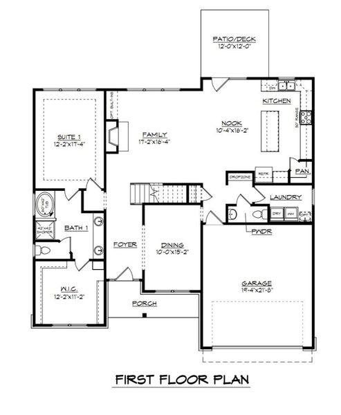2D floor plan layout of this home in , Gastonia, NC (Image 5).