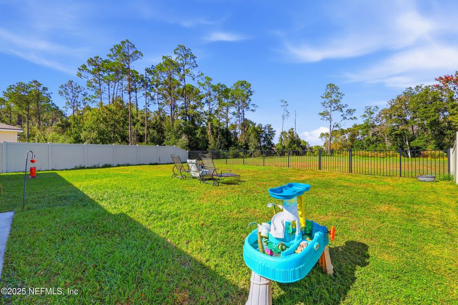 Exterior details and patio area of a home in Willow Springs, Green Cove Springs (Image 23).